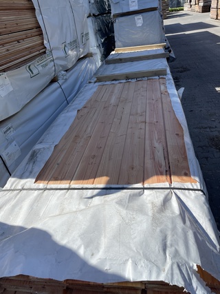 Ca. 170x Douglas Wisselsponning, 18x195mm, lengte 300cm